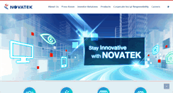 Desktop Screenshot of novatek.com.tw