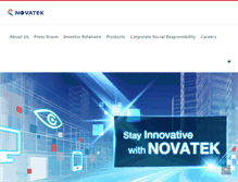 Tablet Screenshot of novatek.com.tw